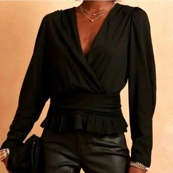 Banana Republic Wrap Top - Picture 2 of 6